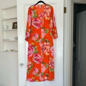 Natori Floral Caftan